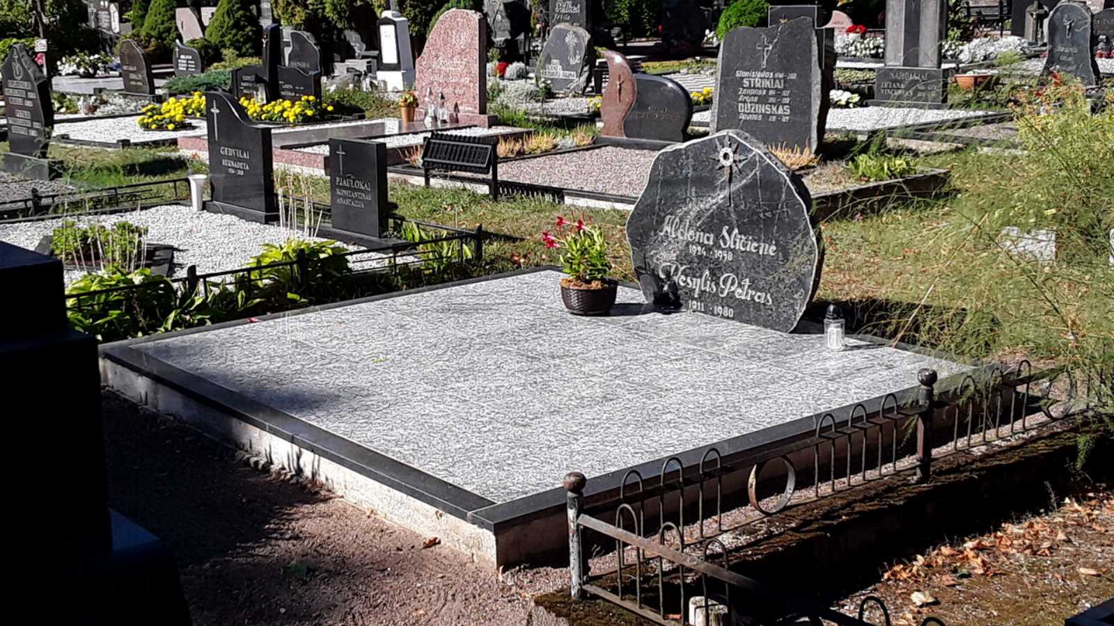 Petro Kesylio kapas Palangos kapinėse, 2022 m.
