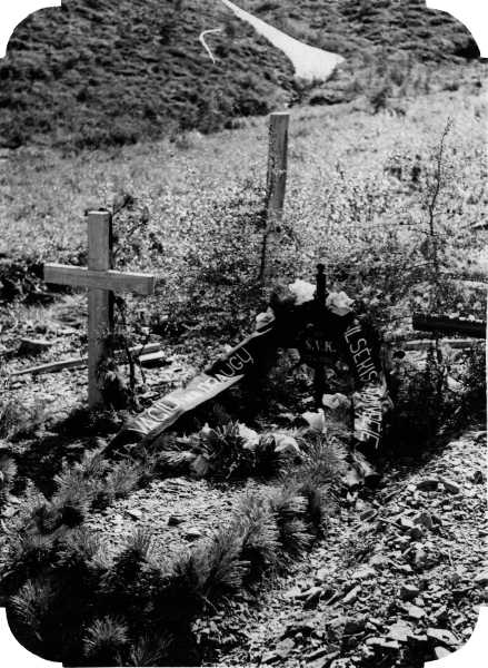 Vaclovo Švarckio kapas Matrosovo kapinėse (Magadano sr. Tenkos r.), 1956 m.